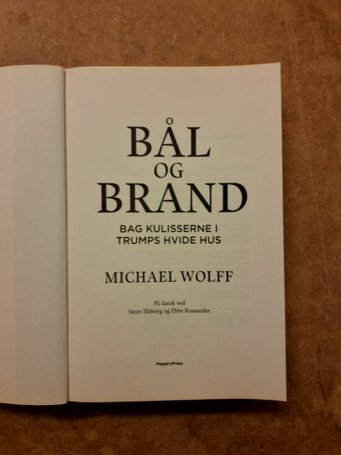 Michael Wolff, Bål og brand, People's Press